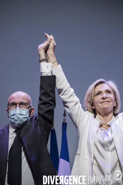 Discours de Valérie Pécresse à la Maison de la Mutualité.