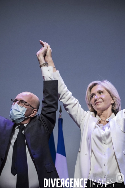 Discours de Valérie Pécresse à la Maison de la Mutualité.