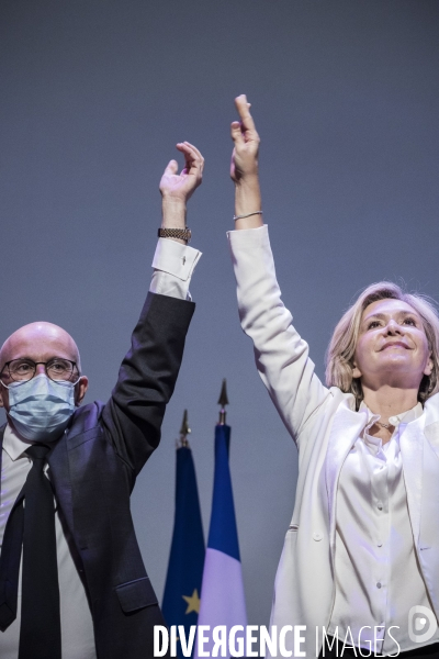 Discours de Valérie Pécresse à la Maison de la Mutualité.