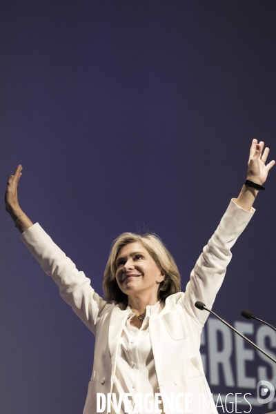 Discours de Valérie Pécresse à la Maison de la Mutualité.