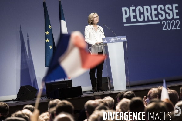 Discours de Valérie Pécresse à la Maison de la Mutualité.
