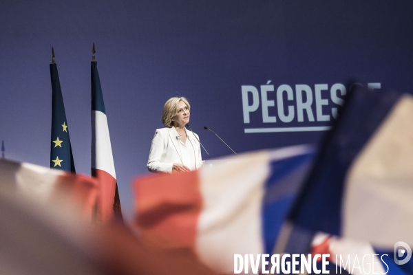 Discours de Valérie Pécresse à la Maison de la Mutualité.