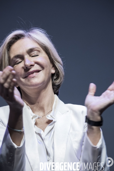 Discours de Valérie Pécresse à la Maison de la Mutualité.