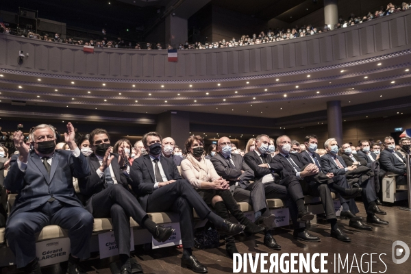 Discours de Valérie Pécresse à la Maison de la Mutualité.