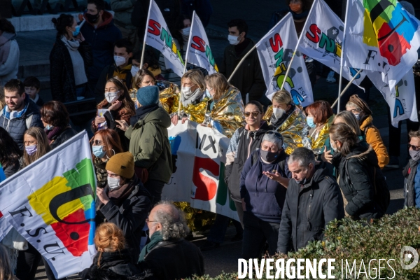 Grève de l éducation nationale face à la crise à Marseille