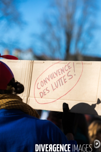 Manifestation des enseignants contre les mesures sanitaires à Nantes