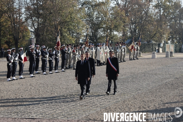 Ceremonie d inhumation d hubert germain au mont valerien