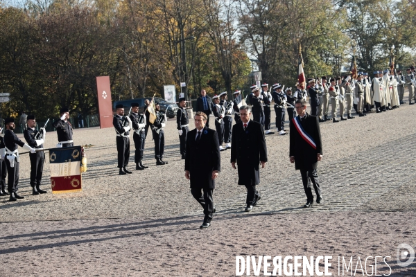 Ceremonie d inhumation d hubert germain au mont valerien