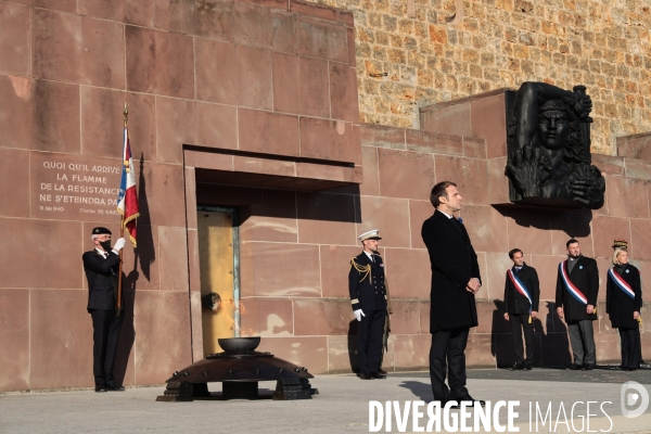 Ceremonie d inhumation d hubert germain au mont valerien