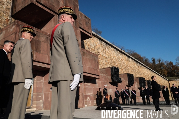 Ceremonie d inhumation d hubert germain au mont valerien