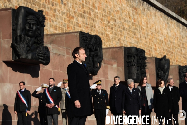 Ceremonie d inhumation d hubert germain au mont valerien