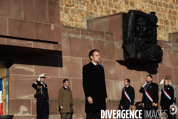 Ceremonie d inhumation d hubert germain au mont valerien