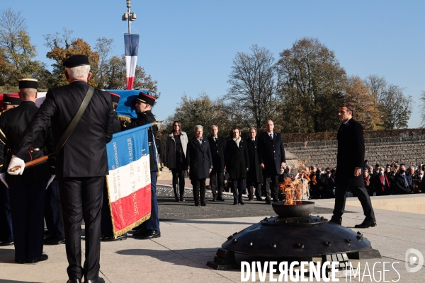 Ceremonie d inhumation d hubert germain au mont valerien