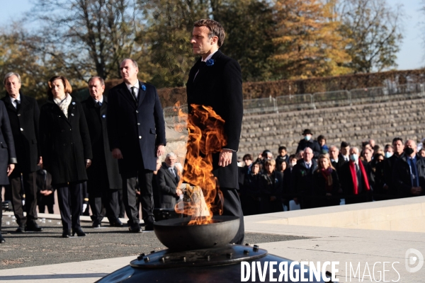 Ceremonie d inhumation d hubert germain au mont valerien