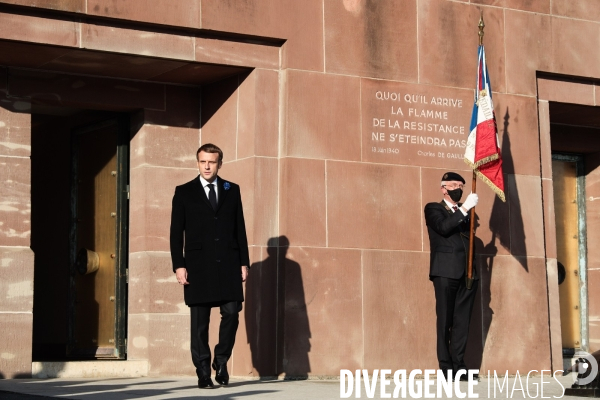 Ceremonie d inhumation d hubert germain au mont valerien