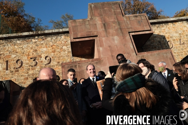 Ceremonie d inhumation d hubert germain au mont valerien