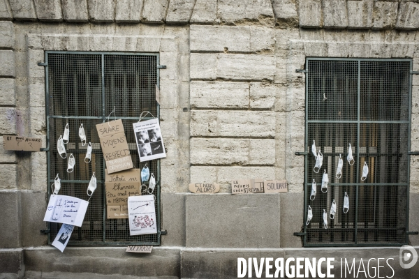 Manifestation des personnels de l éducation nationale contre les protocoles sanitaires - Montpellier, 13.01.2022