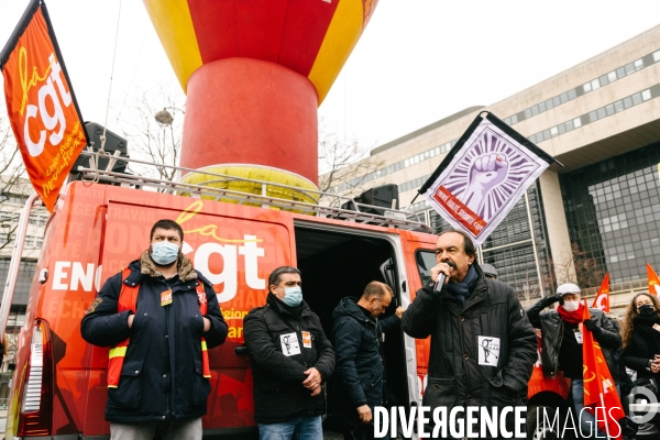 Manifestation des salariés de la SAM