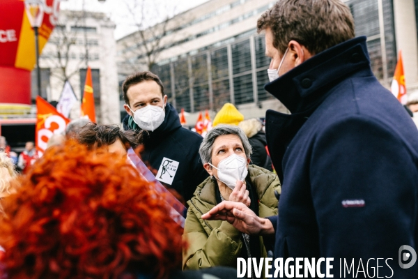 Manifestation des salariés de la SAM