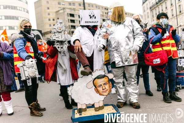 Manifestation des salariés de la SAM