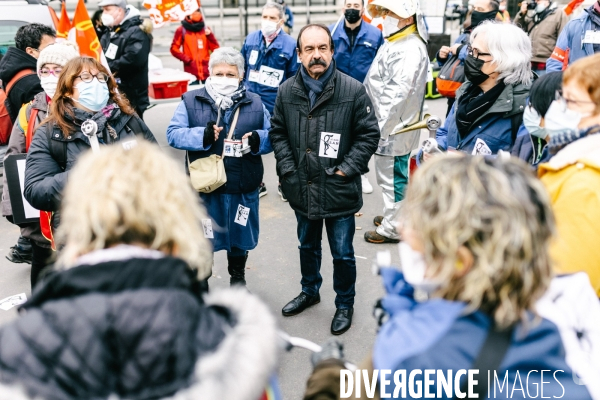 Manifestation des salariés de la SAM