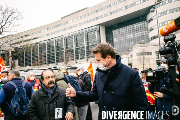 Manifestation des salariés de la SAM