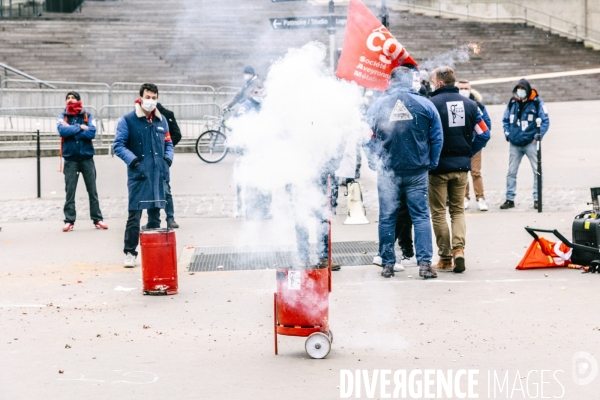 Manifestation des salariés de la SAM