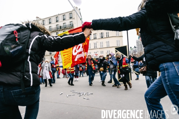 Manifestation des salariés de la SAM