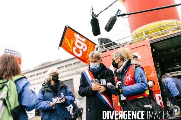 Manifestation des salariés de la SAM