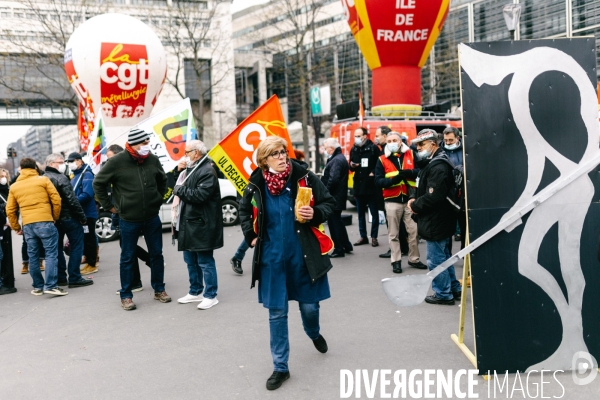 Manifestation des salariés de la SAM