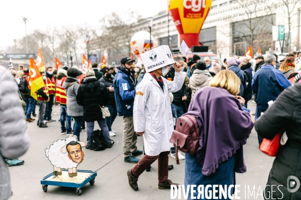 Manifestation des salariés de la SAM