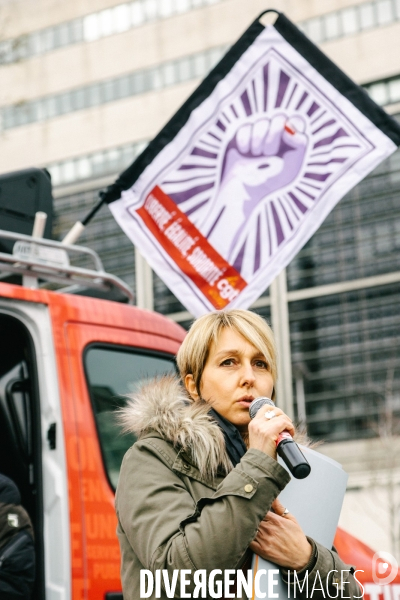 Manifestation des salariés de la SAM