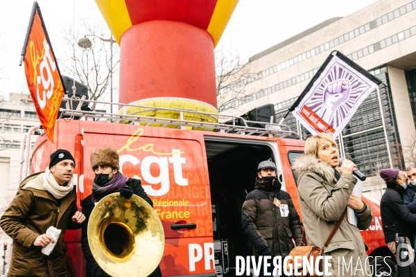 Manifestation des salariés de la SAM