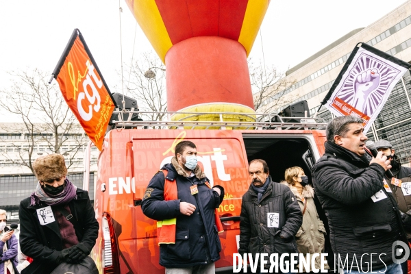 Manifestation des salariés de la SAM