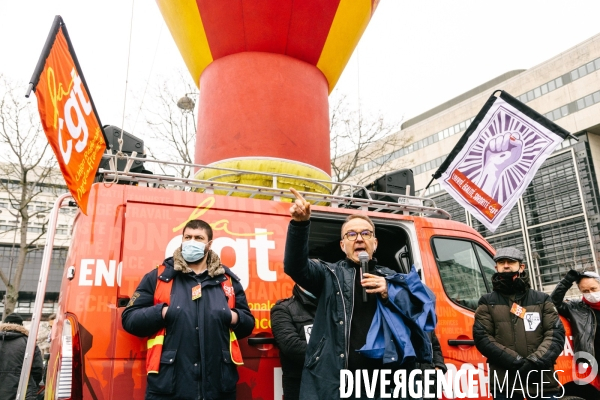 Manifestation des salariés de la SAM