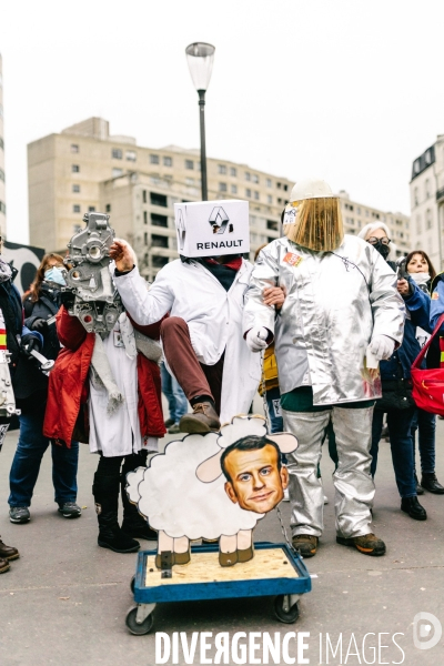 Manifestation des salariés de la SAM