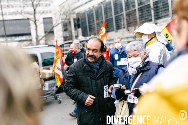 Manifestation des salariés de la SAM