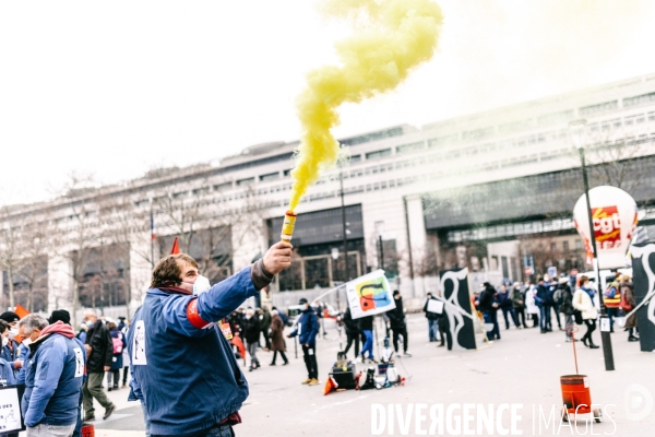 Manifestation des salariés de la SAM