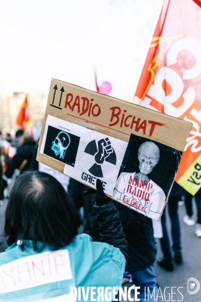 Manifestation des professionnels du social et du médico-social