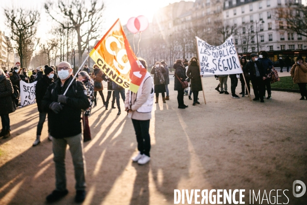 Manifestation des professionnels du social et du médico-social