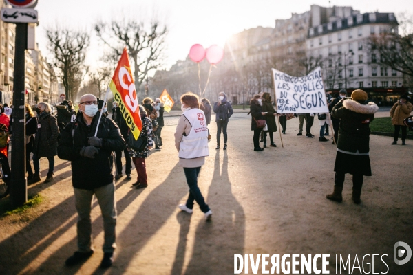 Manifestation des professionnels du social et du médico-social