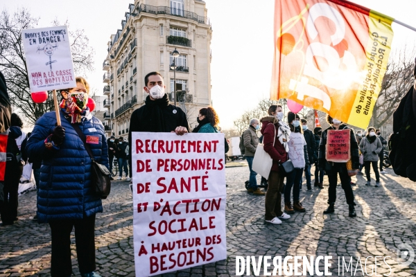 Manifestation des professionnels du social et du médico-social