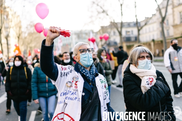 Manifestation des professionnels du social et du médico-social