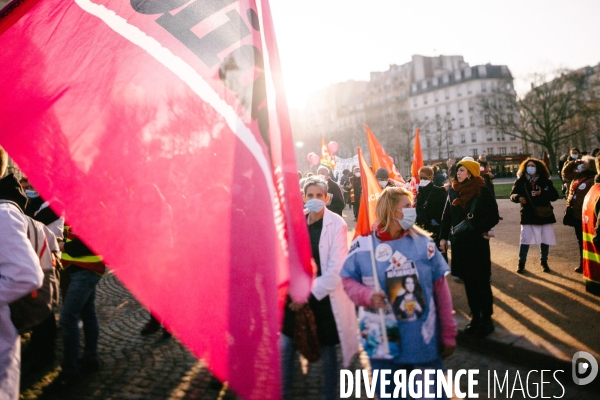 Manifestation des professionnels du social et du médico-social