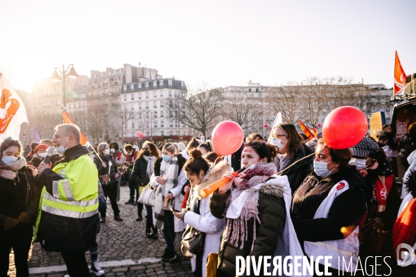 Manifestation des professionnels du social et du médico-social