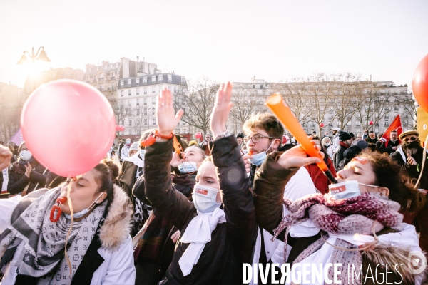 Manifestation des professionnels du social et du médico-social