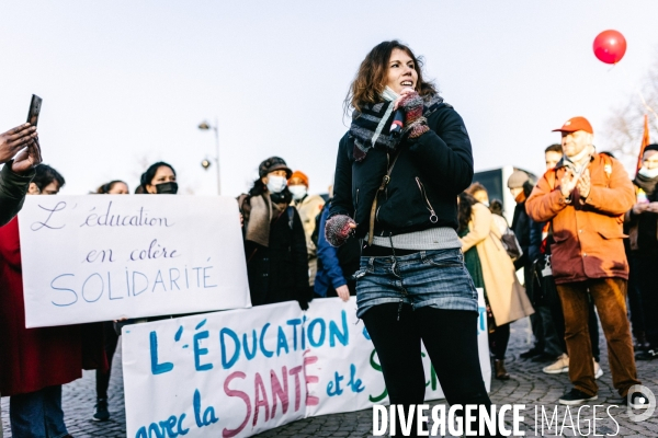 Manifestation des professionnels du social et du médico-social