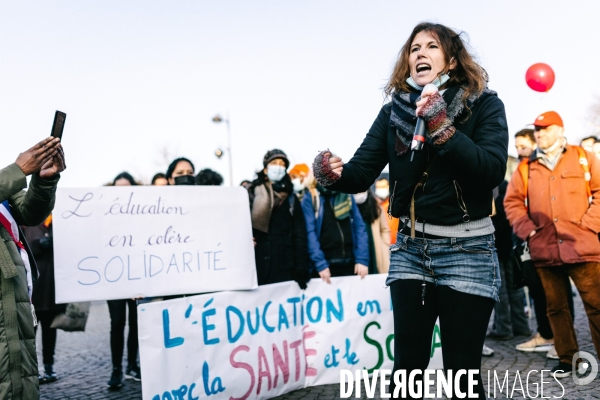 Manifestation des professionnels du social et du médico-social