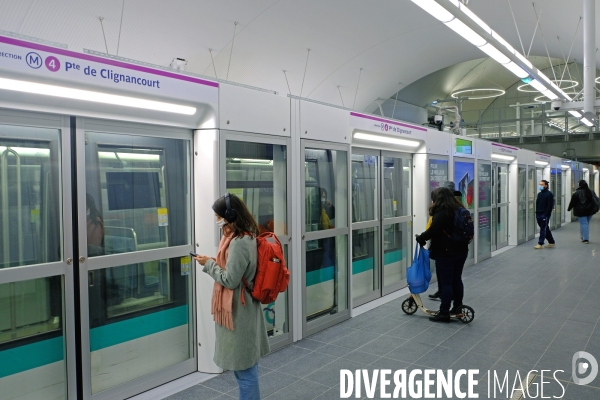 Au sud de la ligne 4 du metro, deux nouvelles stations