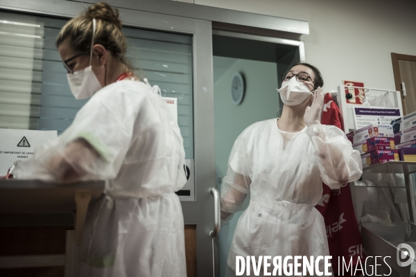 Service de réanimation de l hôpital Robert Ballanger.